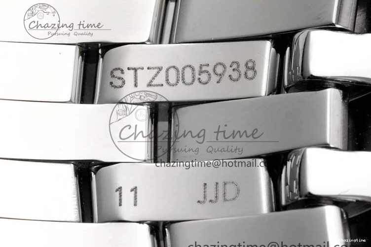 0524 De Ville SS DIWF 1:1 Best Edition Deep Blue Dial SS Markers on SS Bracelet MIYOTA Thermal 7849